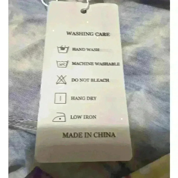 Plus Tie Dye Pleated 3 Button Casual Flowy Pullover Blouse Top NWT Size XXL - Picture 5 of 7